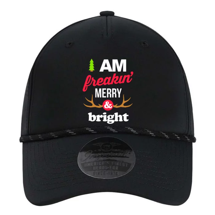 Funny Christmas I Am Freakin Merry And Bright Performance The Dyno Cap