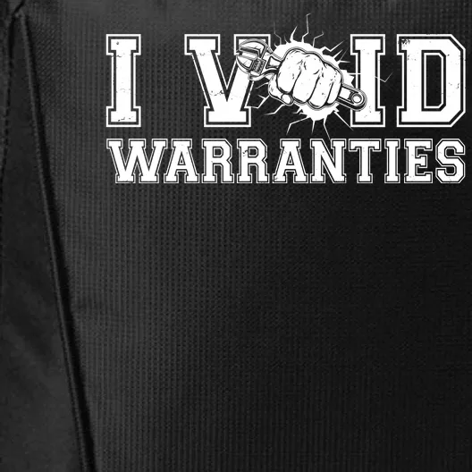 Funny Cool I Void Warranties City Backpack