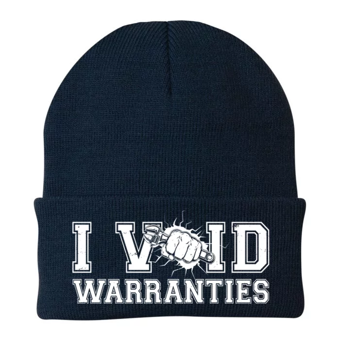 Funny Cool I Void Warranties Knit Cap Winter Beanie