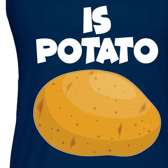 Funny Cute Is Potato Ladies Essential Flowy Tank