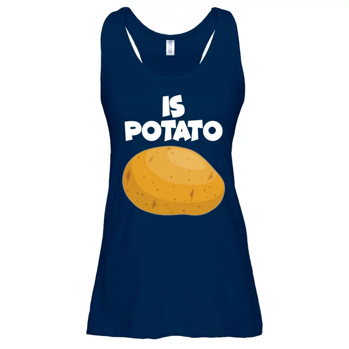 Funny Cute Is Potato Ladies Essential Flowy Tank