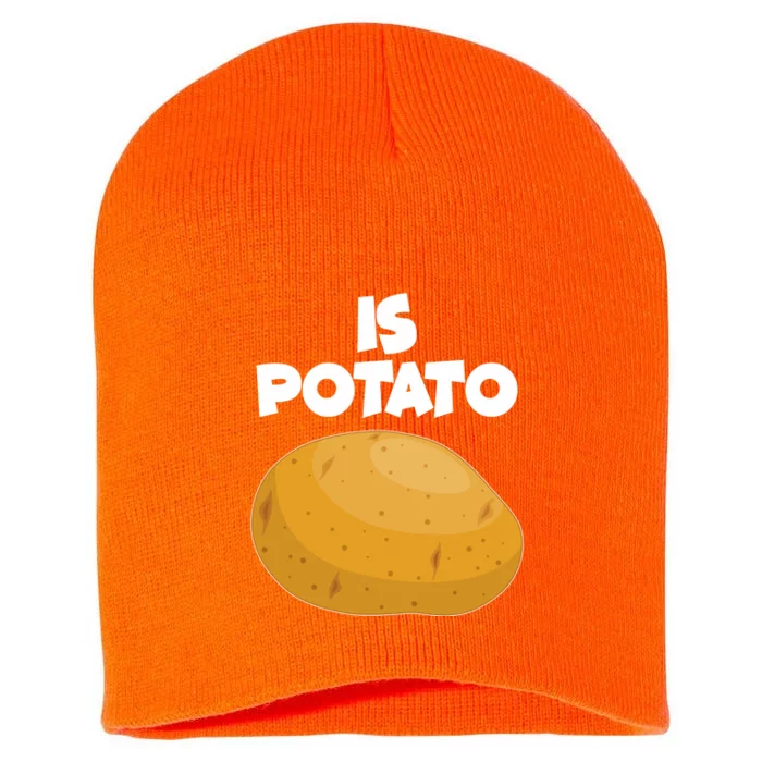 Funny Cute Is Potato Short Acrylic Beanie