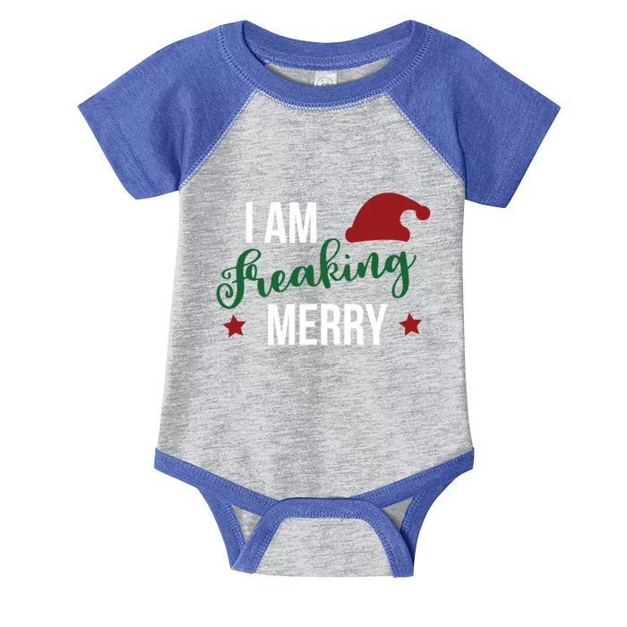 Funny Christmas I Am Freaking Merry Xmas Holiday Gift Infant Baby Jersey Bodysuit