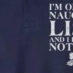 Funny Christmas I'm On The Naughty List And I Regret Nothing Softstyle Adult Sport Polo