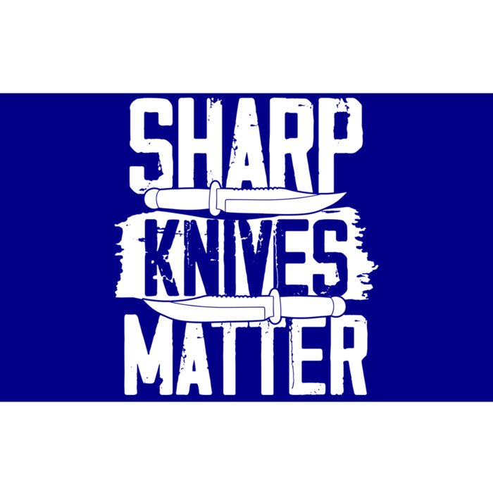 Funny Chef I Culinary I Butcher I Cook I Sharp Knives Matter Gift Bumper Sticker