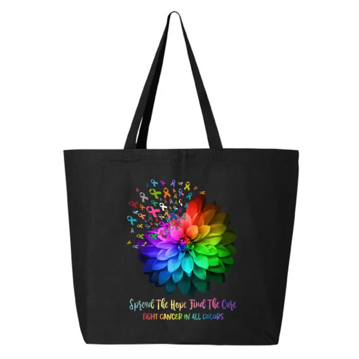 Fight Cancer In All Color Spread The Hope Find a Cure 25L Jumbo Tote