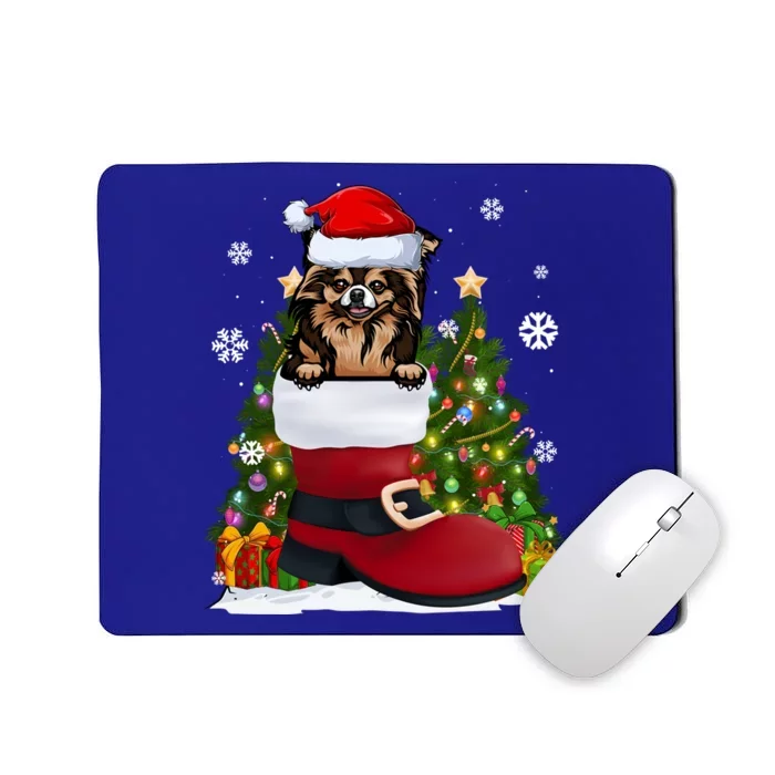 Funny Chihuahua In The Shoe Santa Hat Ugly Christmas Sweater Cool Gift Mousepad