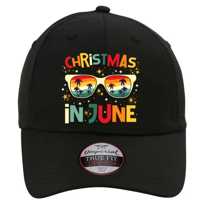 Funny Christmas In June Summer Vacation Beach Party Xmas The Original Performance Cap