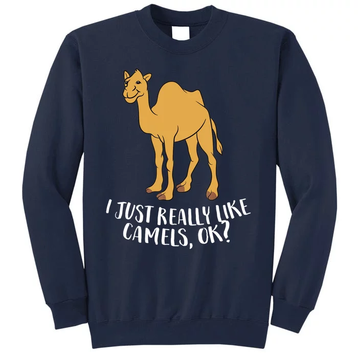 Funny Camels I Just Really Like Camels Ok Funny Camel Gift Tall Sweatshirt