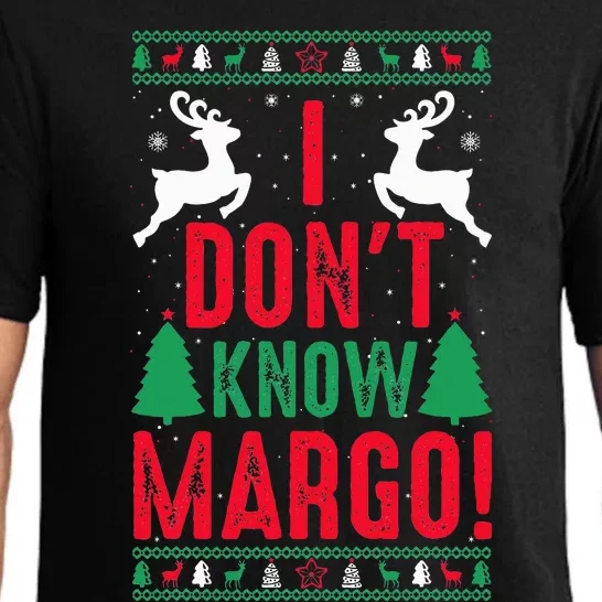 Funny Christmas I Don't Know Margo Pajama Set