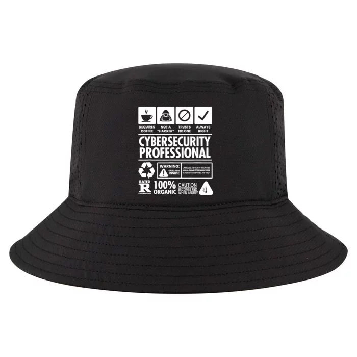 Funny Cybersecurity It Support It Security Network Engineer Cool Comfort Performance Bucket Hat