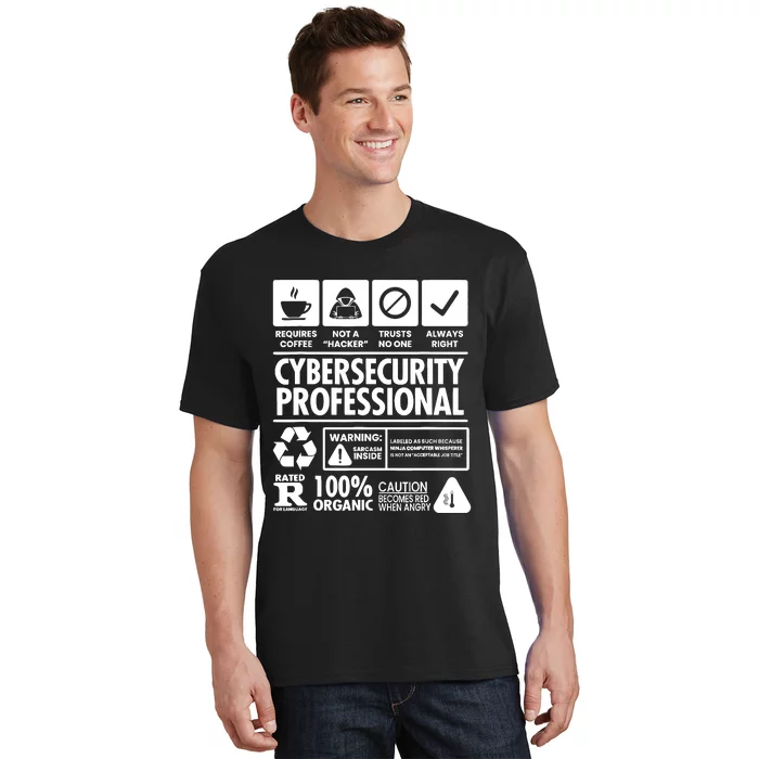 Funny Cybersecurity It Support It Security Network Engineer T-Shirt