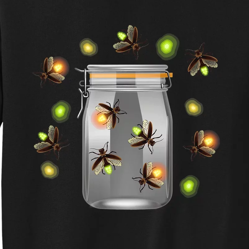 Fireflies Camping Insects Tall Sweatshirt