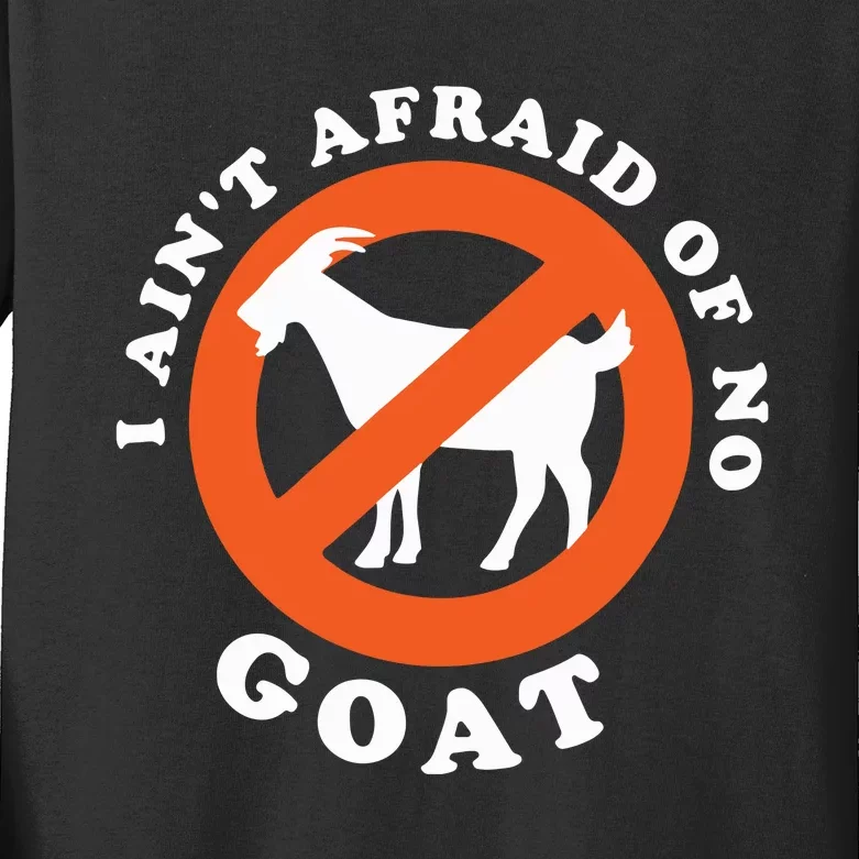 Fc Cincinnati I Ain’t Afraid Of No Goat Kids Long Sleeve Shirt