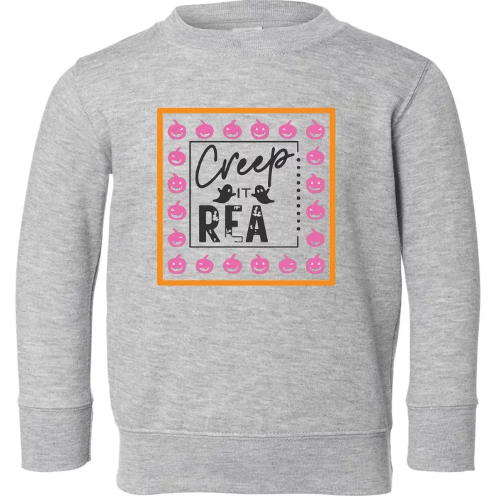 Falloween Creep It Real Toddler Sweatshirt