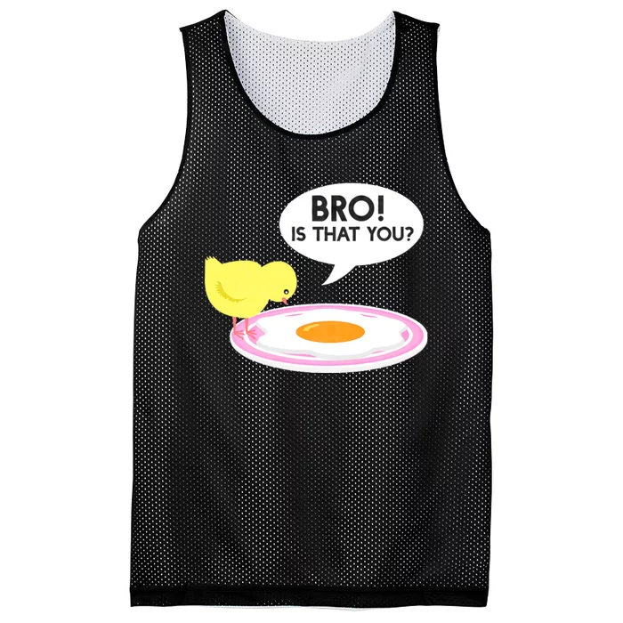 Funny Chicken Is That You Bro Design Mesh Reversible Basketball Jersey Tank