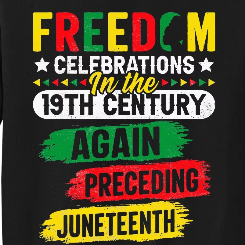 Freedom Celebrations In The 19th Century Juneteenth Again Sweatshirt