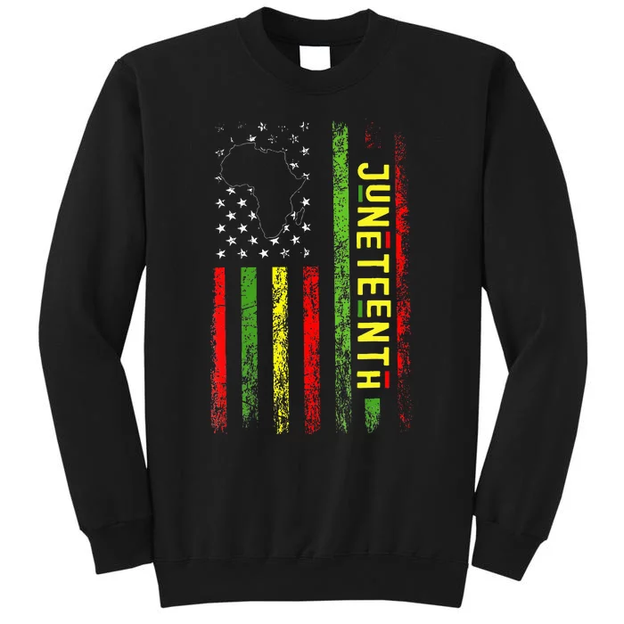 Freedom Celebrations In The 19th Century Juneteenth Flag Sweatshirt