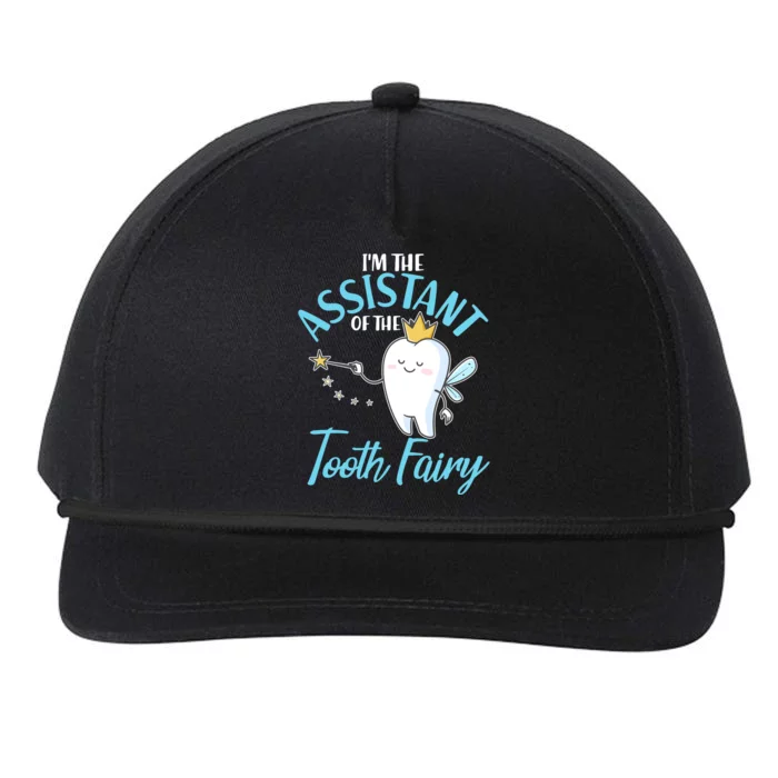 Funny Cute I'm The Assistant Tooth Fairy Snapback Five-Panel Rope Hat