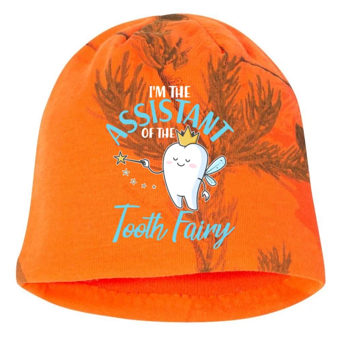 Funny Cute I'm The Assistant Tooth Fairy Kati - Camo Knit Beanie