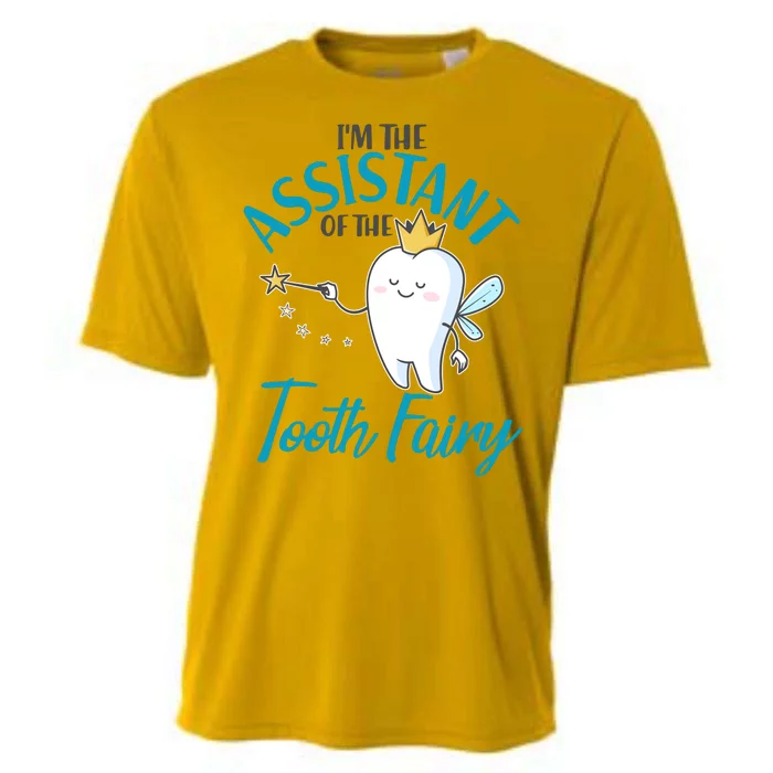 Funny Cute I'm The Assistant Tooth Fairy Cooling Performance Crew T-Shirt