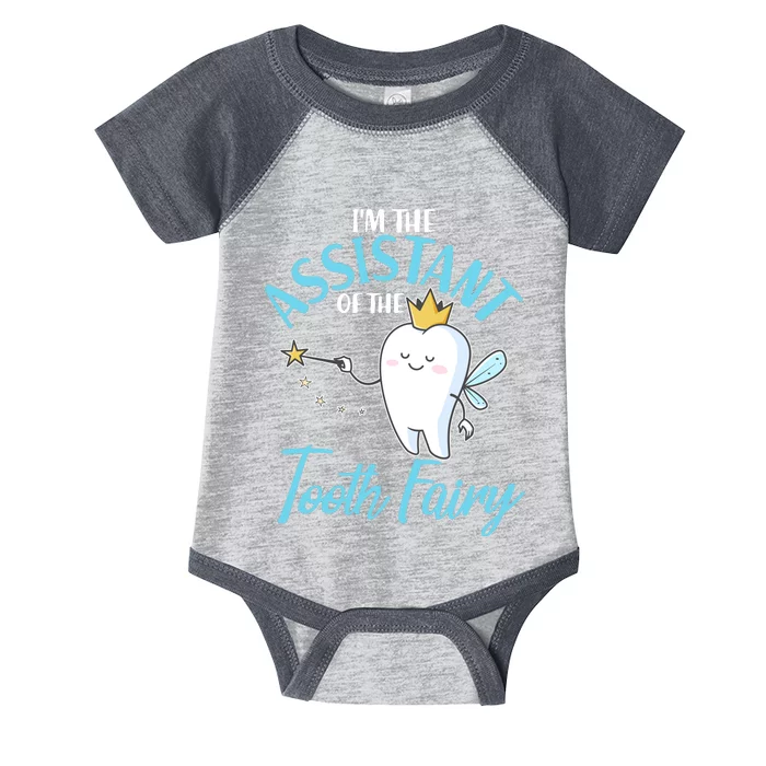 Funny Cute I'm The Assistant Tooth Fairy Infant Baby Jersey Bodysuit