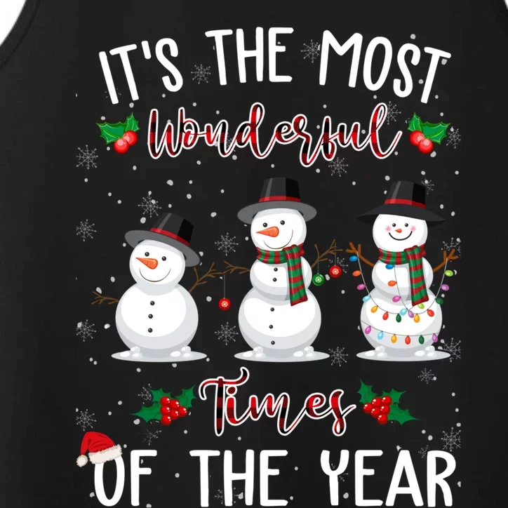 Funny Christmas ItS The Most Wonderful Time Of The Year Gift Performance Tank