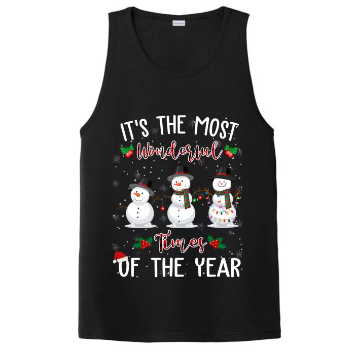 Funny Christmas ItS The Most Wonderful Time Of The Year Gift Performance Tank