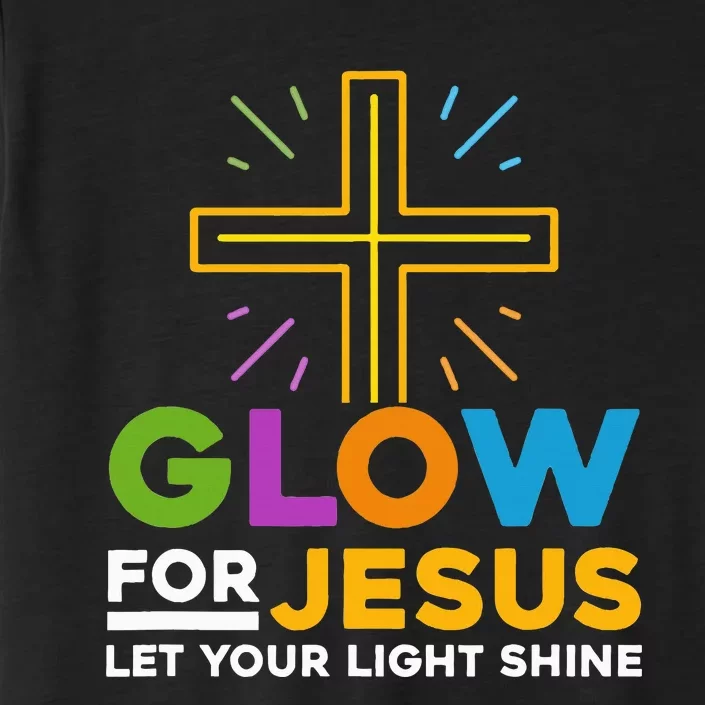 Faith Cross Illuminate Your Path with GlowFor Jesus ChromaSoft Performance T-Shirt