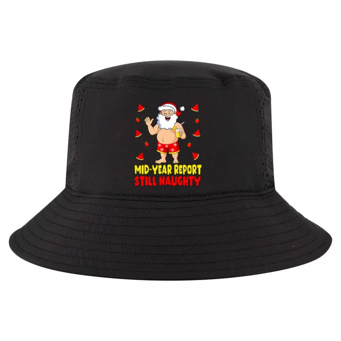 Funny Christmas In July Santa Summer Vacation Cool Comfort Performance Bucket Hat