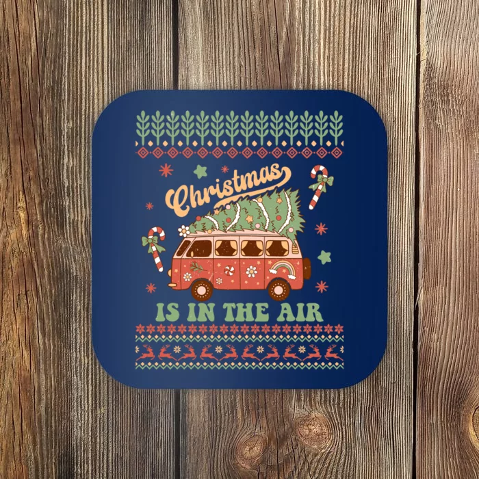 Funny Christmas Is In The Air Coaster