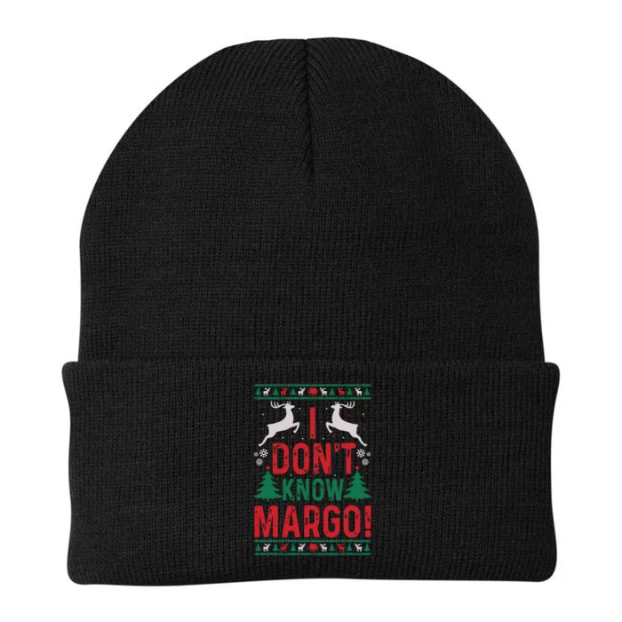 Funny Christmas I Dont Know Margo Knit Cap Winter Beanie