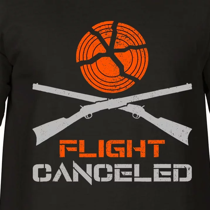 Flight Canceled I Trap Clay Shooting Skeet Shooting Comfort Colors T-Shirt