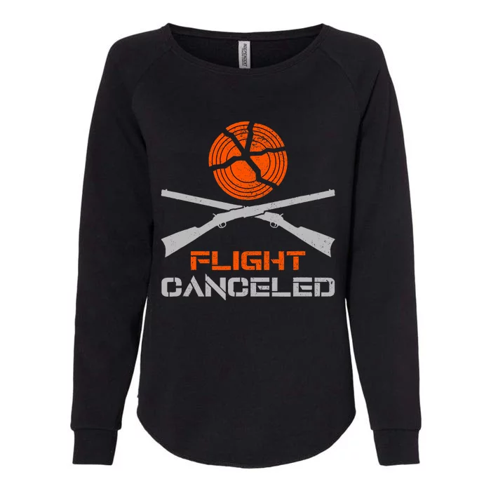 Flight Canceled I Trap Clay Shooting Skeet Shooting Womens California Wash Sweatshirt