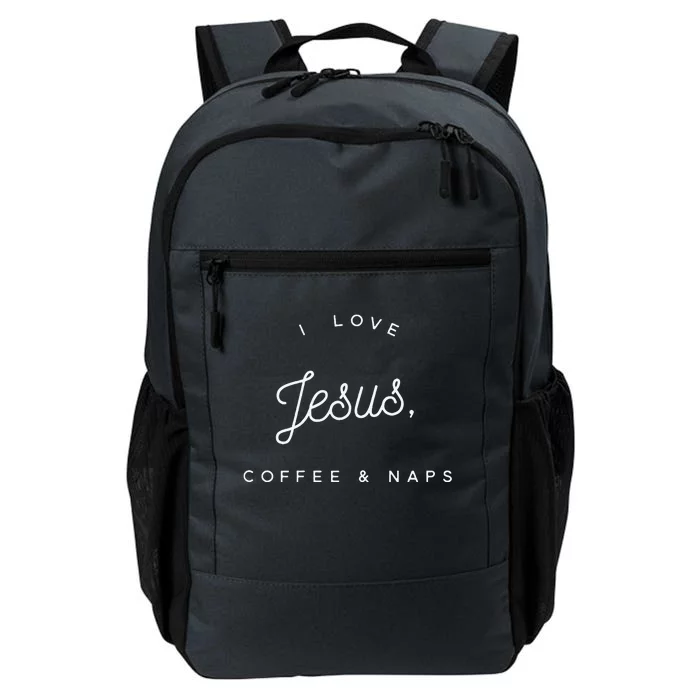 Funny Christian I Love Jesus Coffee & Naps Daily Commute Backpack