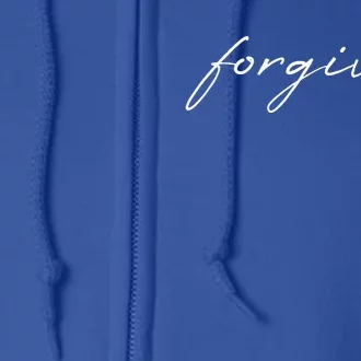 Forgiven Christian Inspirational Full Zip Hoodie