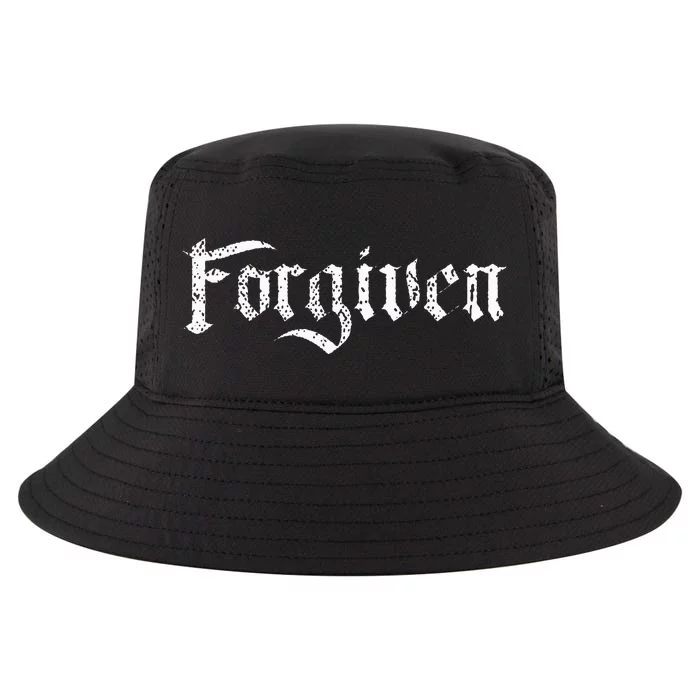 Forgiven Christian Inspirational Design Cool Comfort Performance Bucket Hat