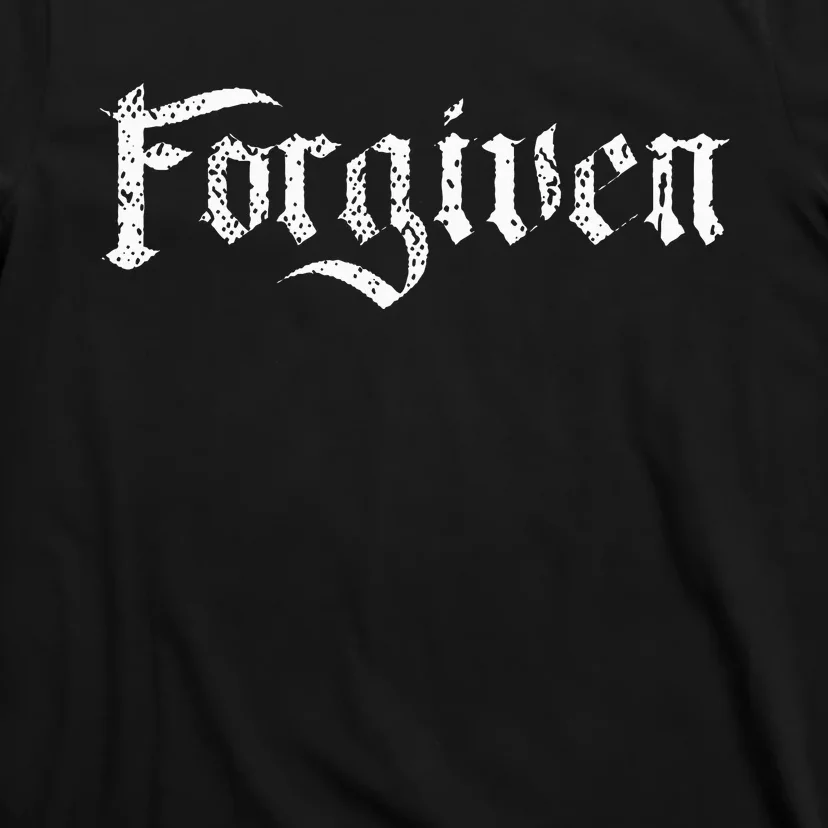 Forgiven Christian Inspirational Design T-Shirt