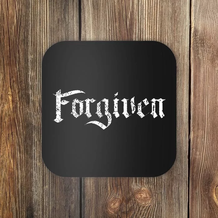 Forgiven Christian Inspirational Design Coaster