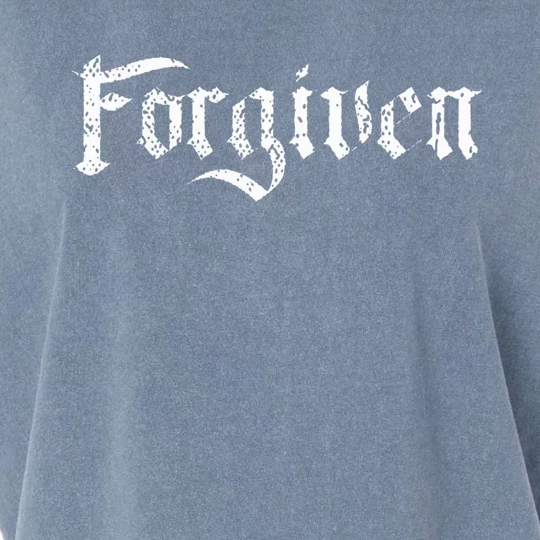 Forgiven Christian Inspirational Design Garment-Dyed Women's Muscle Tee