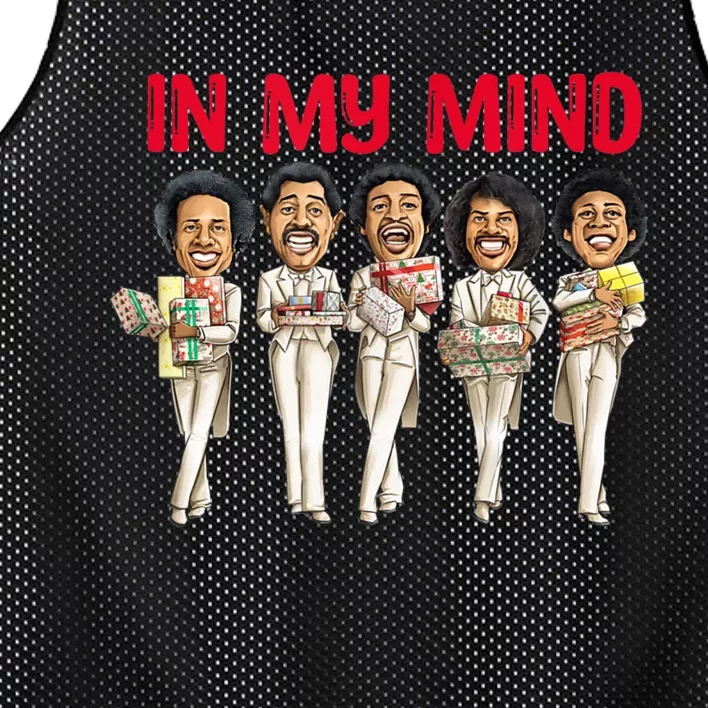 Funny Christmas In My Mind Silent Night Mesh Reversible Basketball Jersey Tank