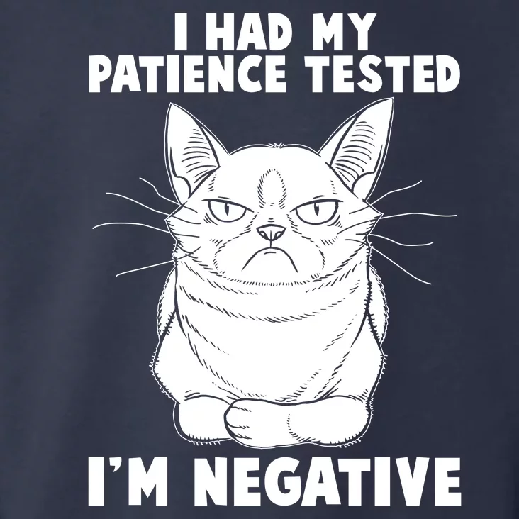 Funny Cat I Had My Patience Tested I'm Negative Toddler Hoodie