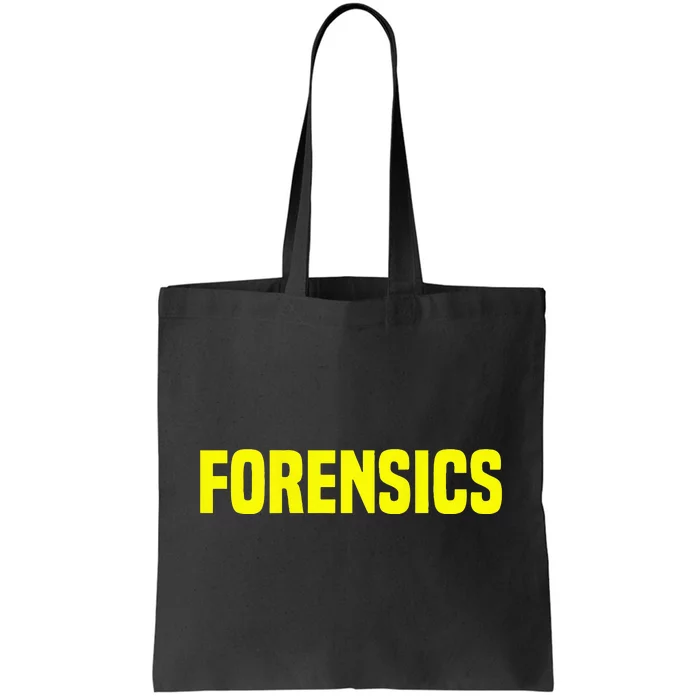 Forensics Crime Investigator Detectives Policemen Tote Bag