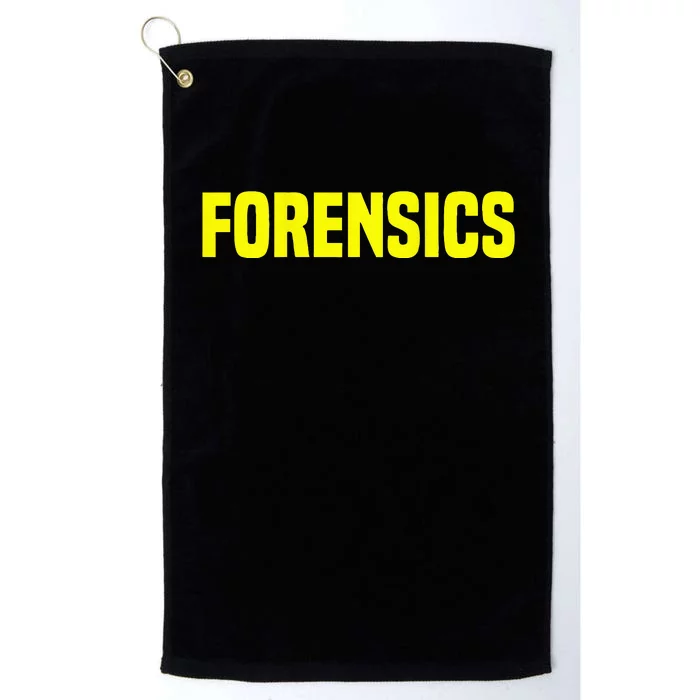 Forensics Crime Investigator Detectives Policemen Platinum Collection Golf Towel