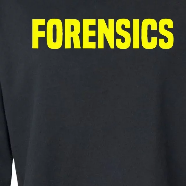 Forensics Crime Investigator Detectives Policemen Cropped Pullover Crew