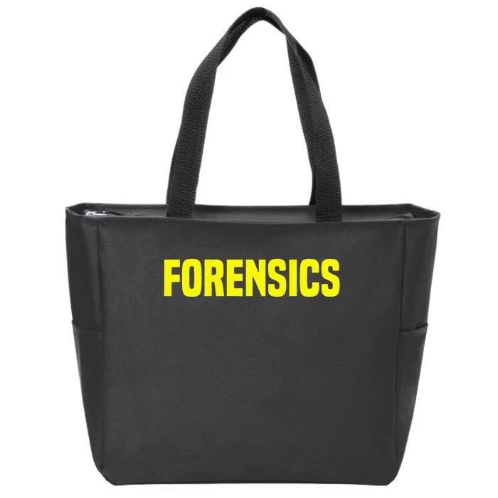 Forensics Crime Investigator Detectives Policemen Zip Tote Bag