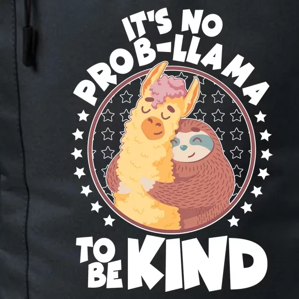 Funny Cute It's No ProbLlama To Be Kind Daily Commute Backpack