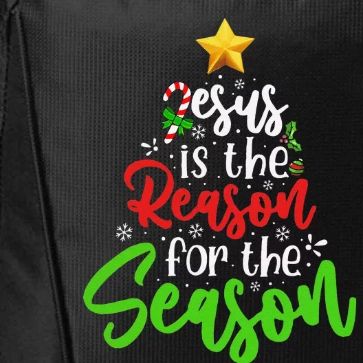 Funny Christian Jesus The Reason Christmas Stocking Stuffer City Backpack