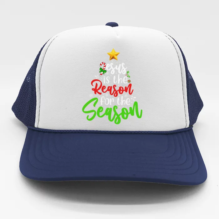 Funny Christian Jesus The Reason Christmas Stocking Stuffer Trucker Hat