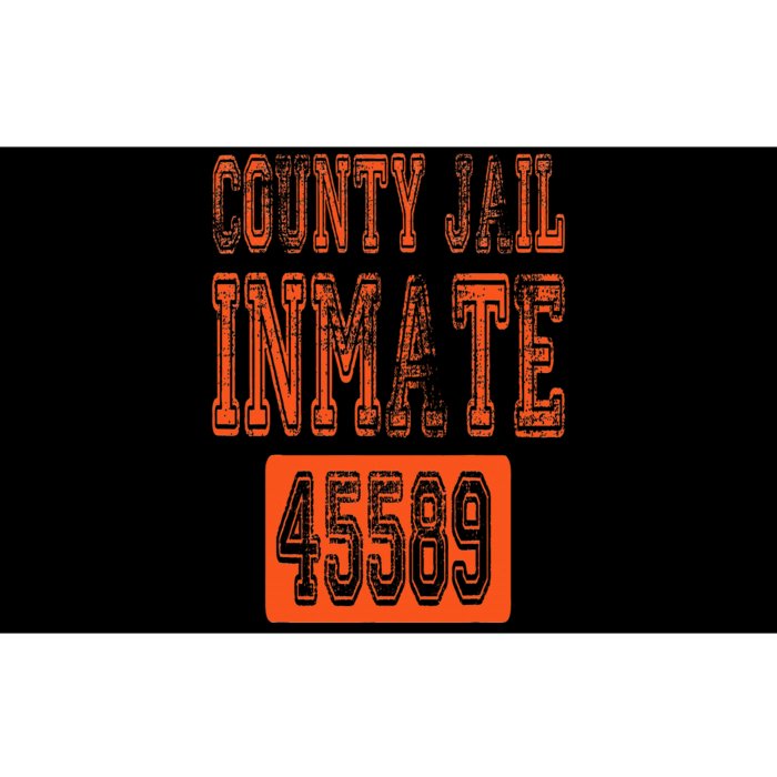 Funny County Jail Inmate Prisoner Costume Party Orange Bumper Sticker